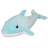Cartoon Soft Dolphin Throw Pillow Plush Toy Doll Aquarium Whale Doll Children Soothing Rag Doll Gift