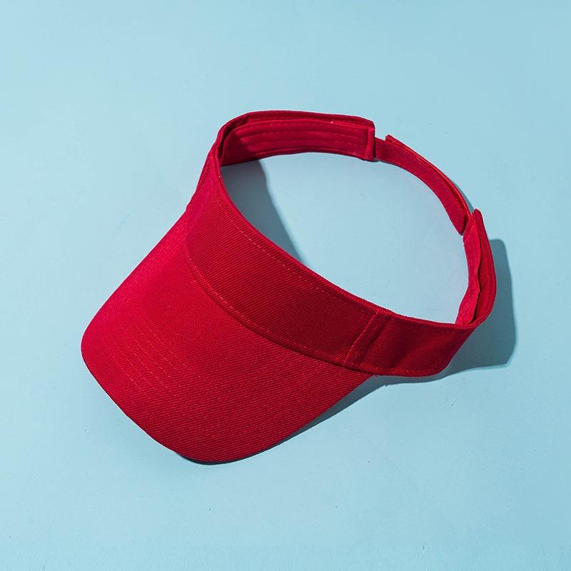 Hat Female Tide Summer Sun Protection Sun Shade Duck Tongue Baseball Cap Men's Solid Color Empty Top Hat