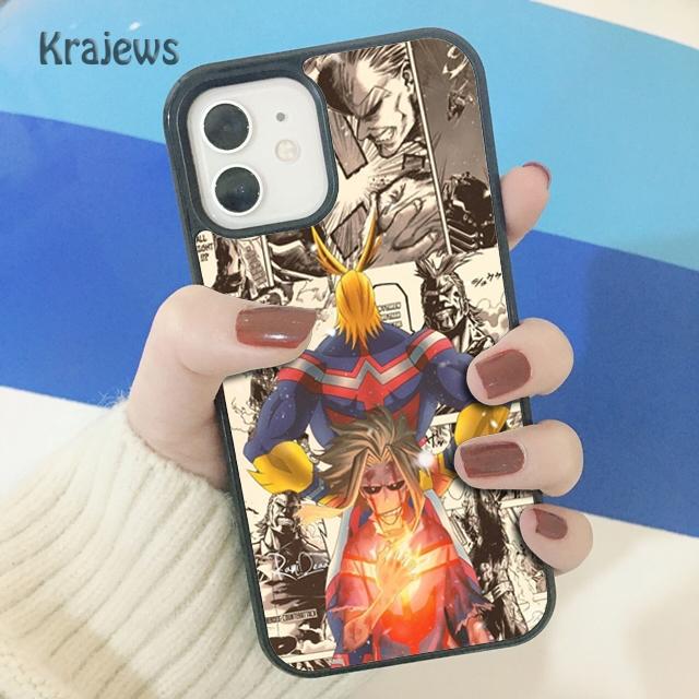 

Мягкий чехол для телефона Krajews All Might Boku no Hero Academia для iPhone 14 SE 6 7 8 plus XR XS 11 12 13 pro max Galaxy S21 S22 Samsung S22ultra