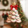 Baseball String Lights Christmas Ornament Festive Lantern Design Sports Enthusiast Christmas Decor Holiday Decoration