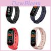 Chytrý fitness náramek M6 s počítadlem kroků, monitorem srdečního tepu a digitálním displejem pro studenty