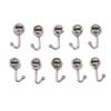 10pcs Orthodontic Lingual Button Stainless Steel Movable Dental Lingual Buttons for Tooth Correction