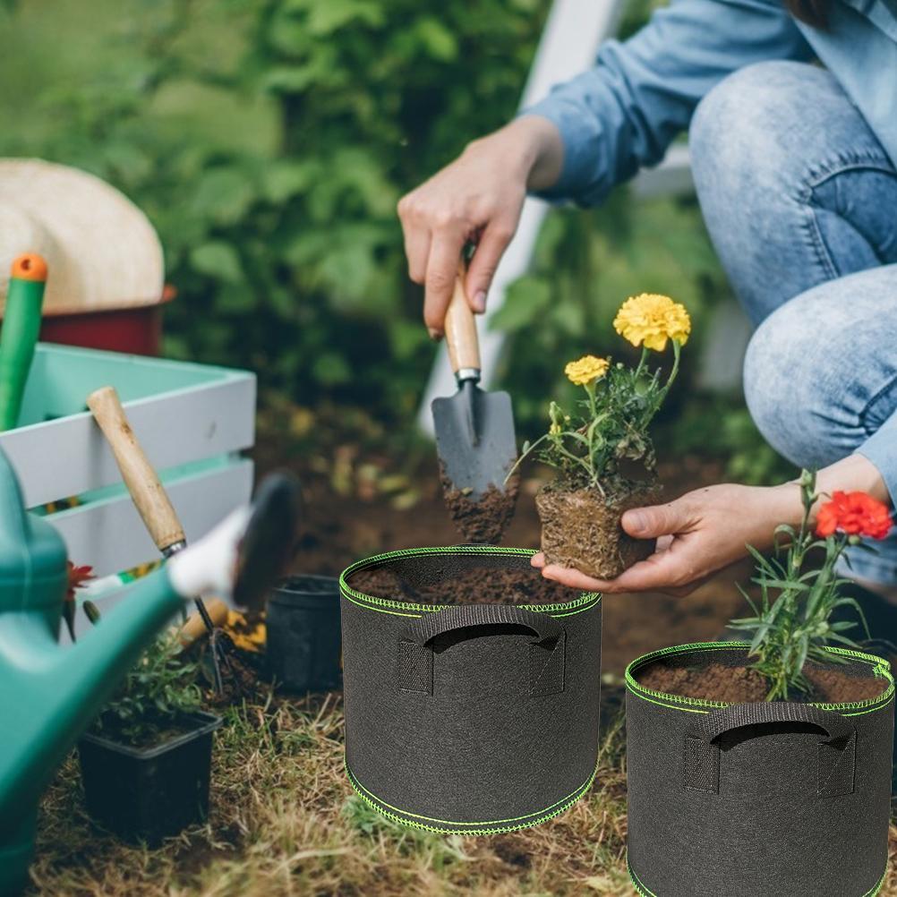 Kartoffel Anzuchtsäcke Vlies Kartoffel Pflanzgefäß Gemüse Pflanzsäcke für Zuhause Balkon Garten Karotten Tomaten Gemüse