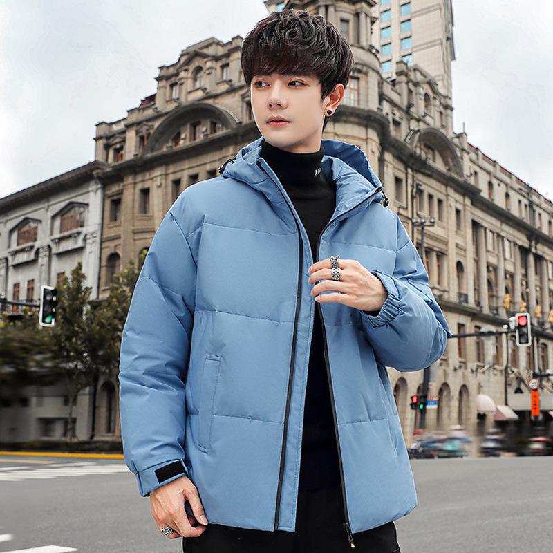 New Style Winter Basic Popular Men's Down Jacket, Non-iron Treatment, Fashionable Urban Hooded Lapel Jacket