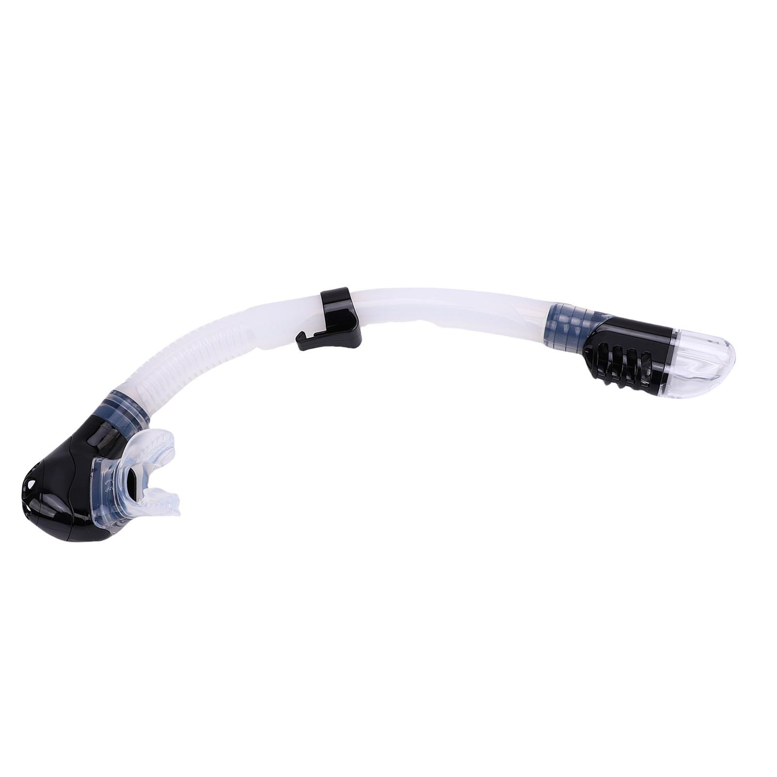 Diving Snorkel Food Grade Silicone and PC Detachable Adjustable Fixator Semi Dry Snorkel Diving Breathing Tube for Swimming