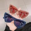 Unisex INS Cat Eye Sunglass Trendy Female Luxury Design UV Eyewear Popular Men Travelling Oversized Sun Shades Goggles
