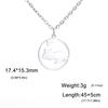 Cazador Walking Cat Kitten Necklace for Women Stainless Steel Round Pendant Animal Chain Necklaces Jewelry 2026 Wholesale New