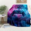 1Pc Gaming Crown Print Flannel Blanket, High quality Comfortable for All Seasons, Home Decor, Warmth and Comfort, Perfect for Christmas Gifts49