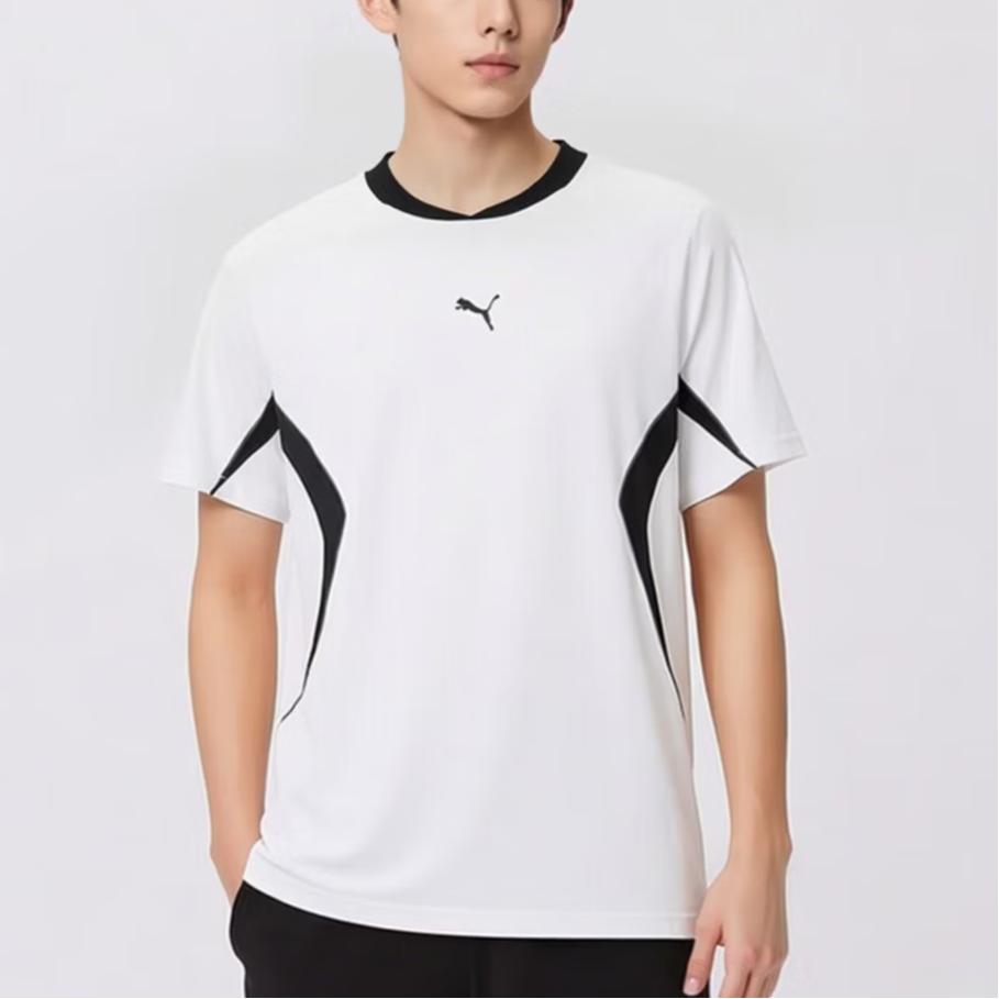 Puma Einfaches Regular Fit Rundhals-T-Shirt Herren Oberteile 696167-02