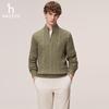 HAZZYS Men's Cable Knit Cotton Half-Zip Sweater
