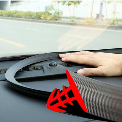 1.6m Auto Dashboard Sealing Strip Soundproof Universal Car Sticker Rubber Seal Noise Insulation for Weatherstrip Car Accessories