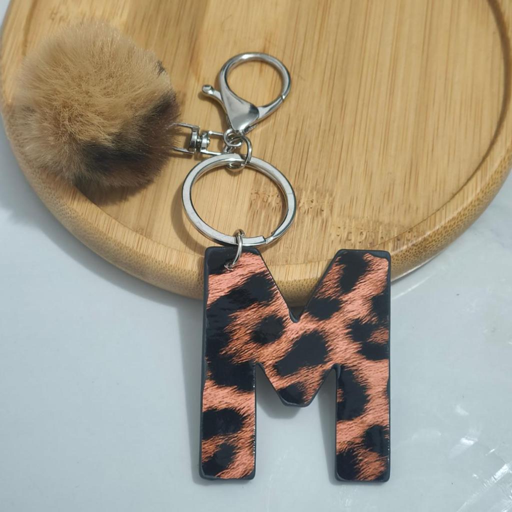2025 Patent Leather Leopard Print Tassel Keychain Car Accessory