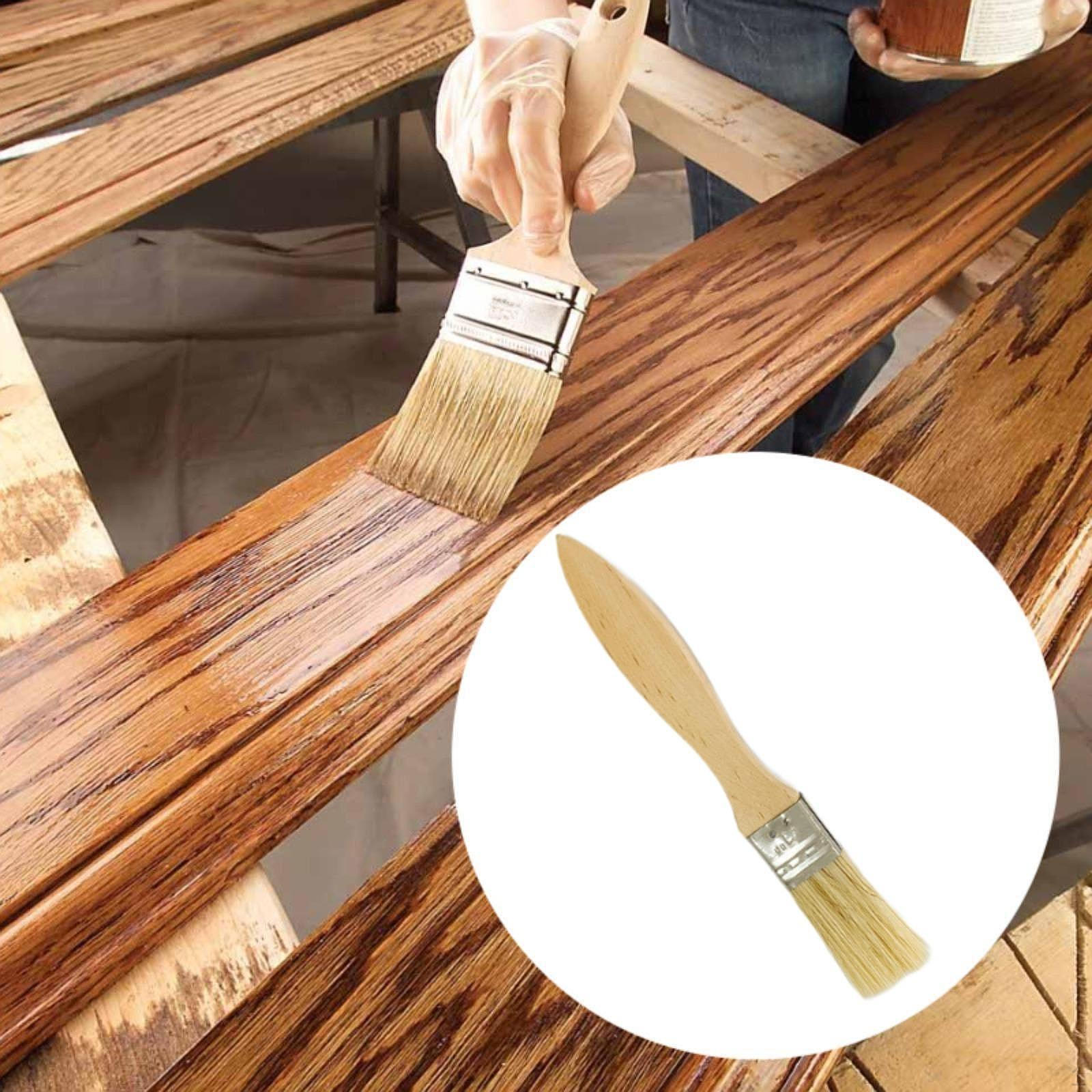 

Кисть для рисования для дома, кисти для рисования, морилка для забора, принадлежности для художественных промыслов, плоская 17cmx2.3cmx0.7cm