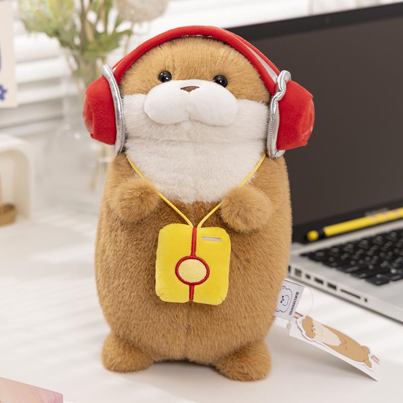Adorable Ussou Sauce Water Otter Plush Keychain Doll Super Soft Comfort Toy Gift