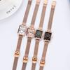 Same personality retro square women's watch fashion casual student waterproof watch