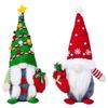 2025 Christmas Gnome Ornaments: Santa Claus & Rudolph Plush Decorations