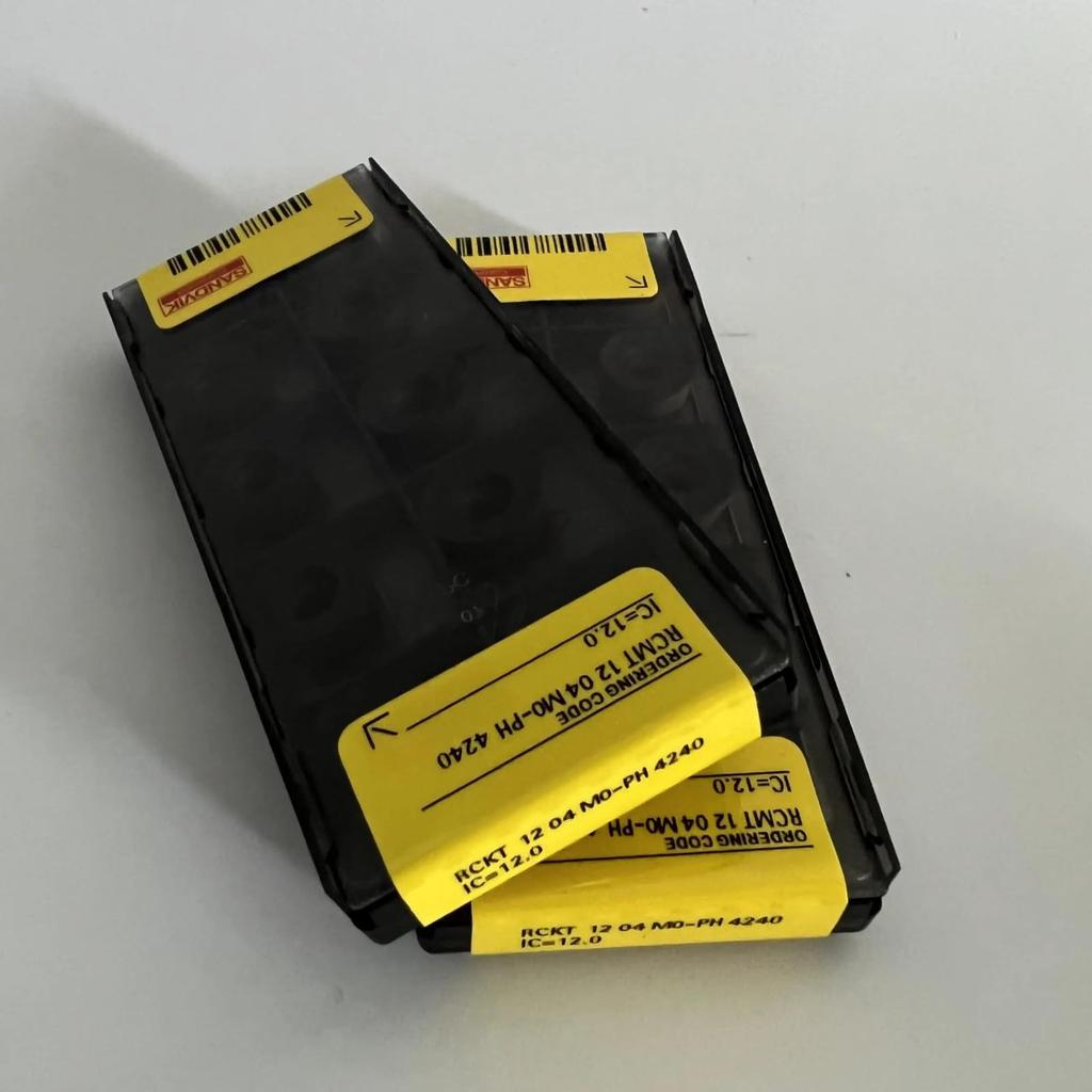 Original Sandvik / RCKT1204M0-PH 4240 /Carbide CNC Blade 10 PCS