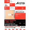 A-One PC & Word Processor Label Toshiba Rupo & TOSWORD Series Type 10 Pages 20 Sheets 28173