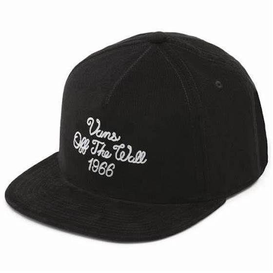 Used Vans 66 Champs Snapback Hat Cap Black Cap Free Shipping