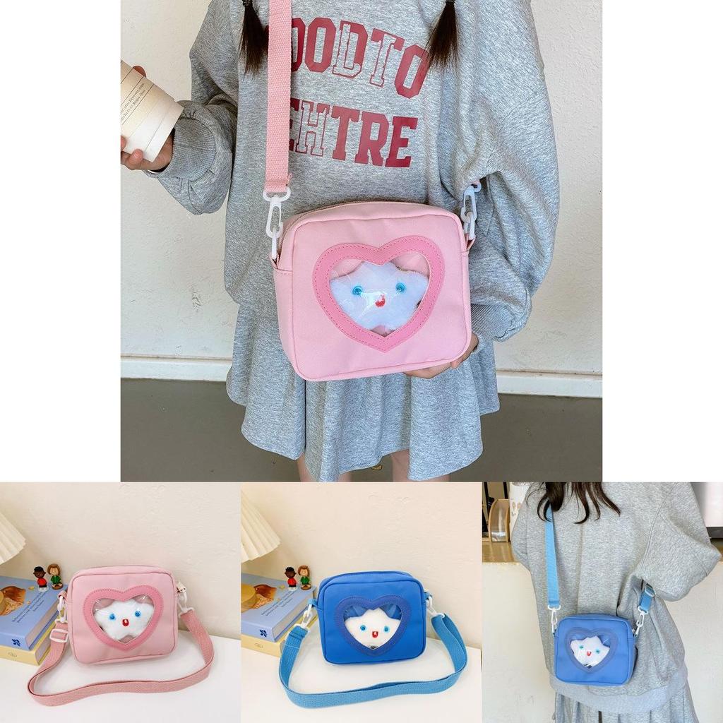 Toddler Girl Boy Cotton Shoulder Bag With Clear Design And Lightweight Carrying
