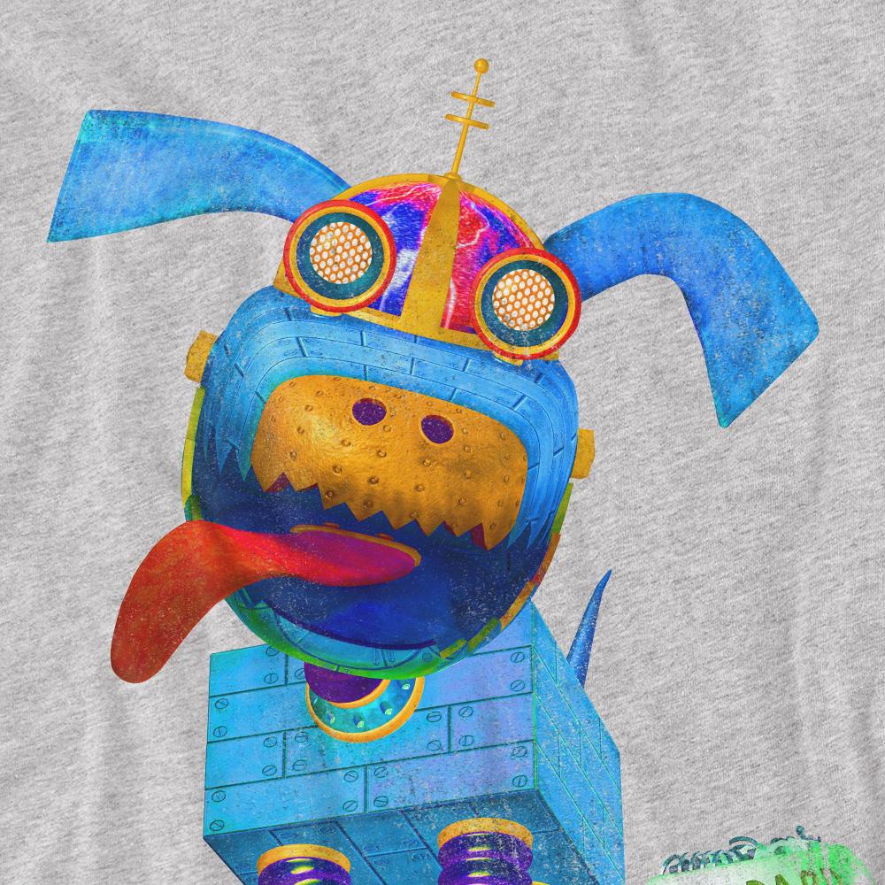 Jimmy Neutron Mens Goddard Neon T-Shirt