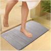 Bathroom Mat Memory Foam Mat Super Absorbent Bath Mat Non-slip Memory Foam Bathroom Mat Coral Fleece Quick Drying Bathroom Rug Entrance Doormat