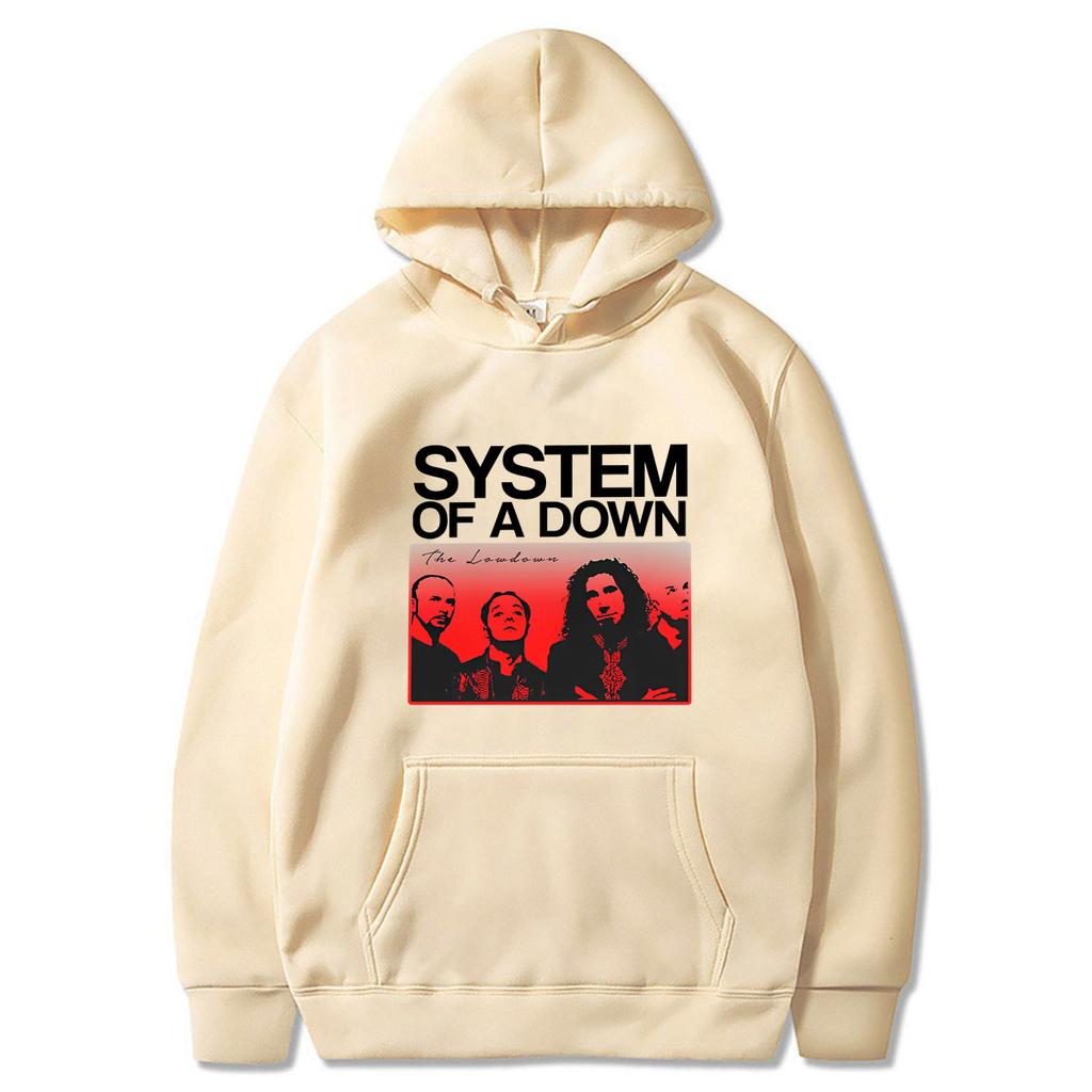 System of A Down Hoodie Men Women Rock Alternative Metal Pullover Hoodies Male Oversized Streetwear Unisex Fashion Sweatshirt