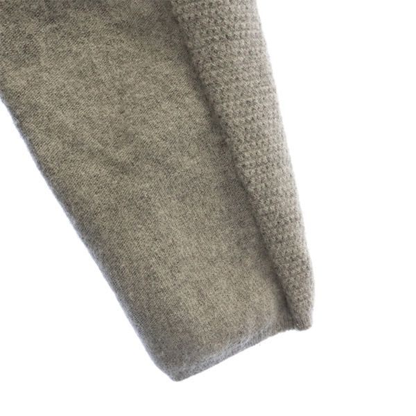 PRINGLE 1815 Wool Blend Long Sleeve Knit One Piece 10 Gray Sanyo Shokai Women Used