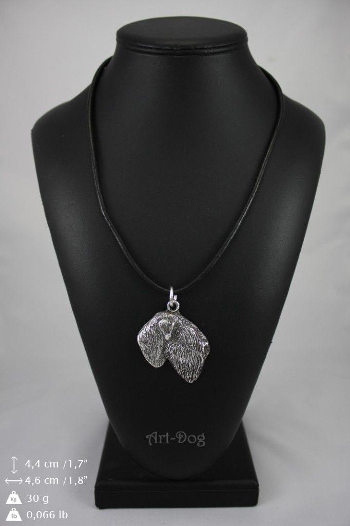Black Russian Terrier, Chornyi Terrier - Necklace with Dog, Silver-plated Pendant for Dog Fan, Unique Jewelry by Art-Dog Brand