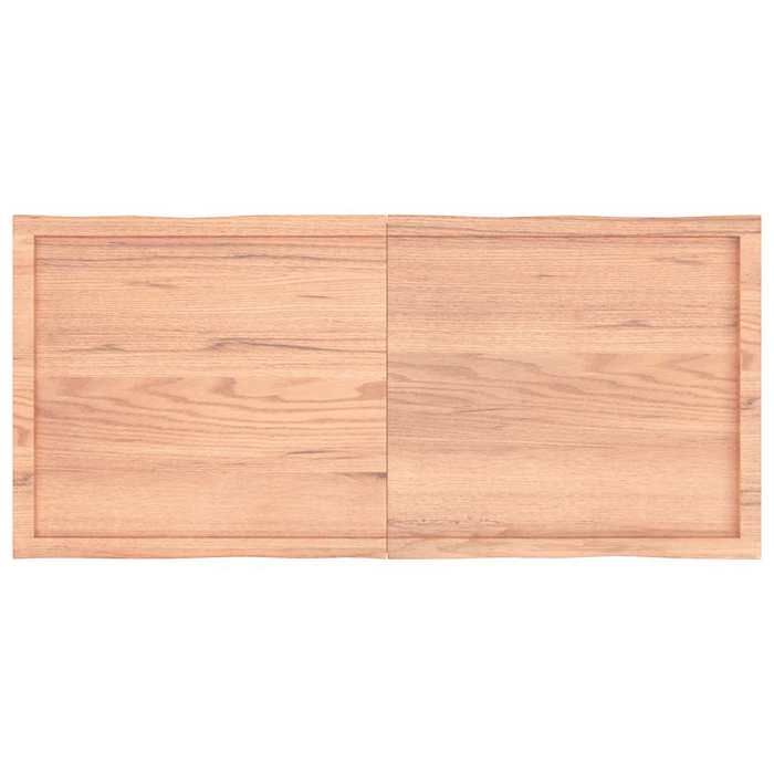 VidaXL Table Top Solid Oak Wood Treated Matching Edge 363967