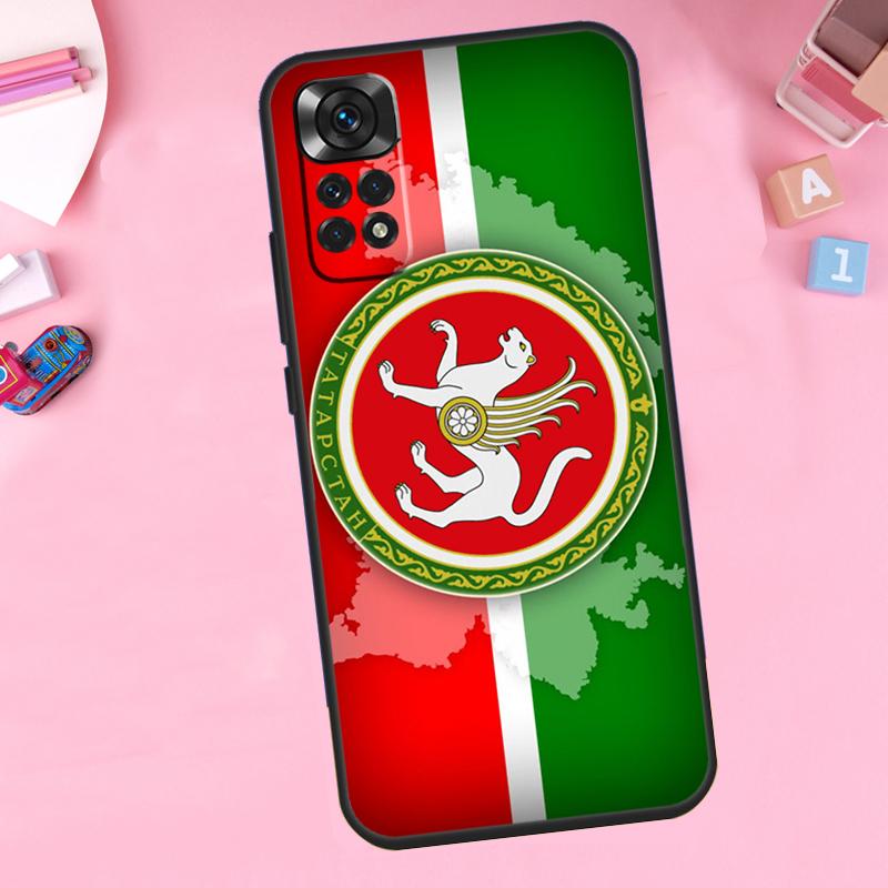 Tatarstan Flag Coat of Arms For Xiaomi Redmi Note 13 10 12 11 14 15 Pro Plus Phone Case For Redmi 15 13C 12C 14C 10C 15C