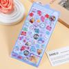 3D Cute Japanese Anime Floating Stickers, Fun & Hollow Embossed Decals for Kids