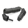 Antivol casque moto / cadenas à code HS1 Tourtecs noir