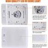 Square Motion Sensor Light - 4W 280LM Warm White (3400K) 12V RV Interior Li