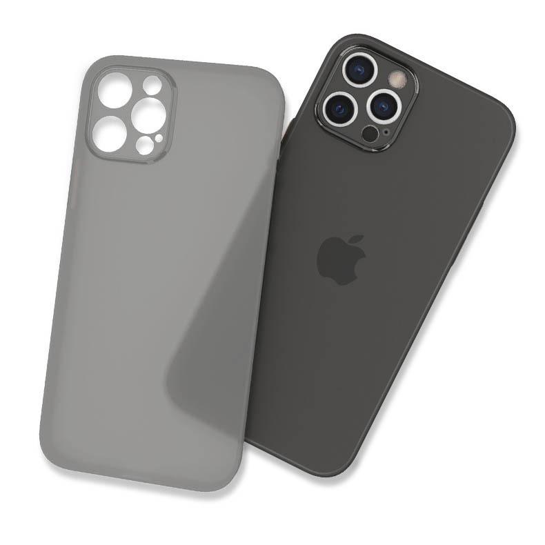 iPhone 13/12 Ultra-Thin PP Frosted Semi-Transparent Case with Full Lens Protection for Apple 15 Pro Max