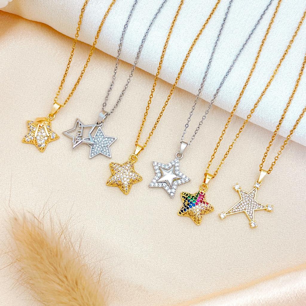 Necklace Star Necklace Accessory Women's Small-Scale Designated Elegant Collar Chain