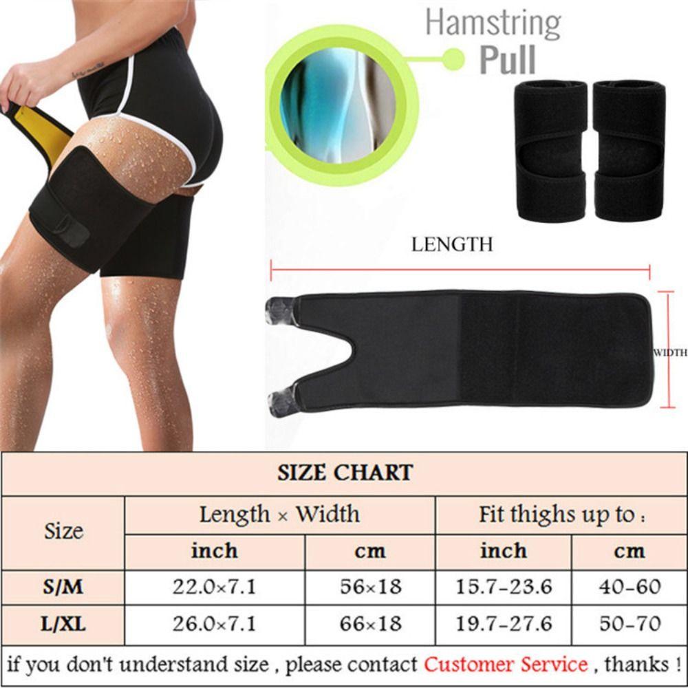 Adjustable Thigh Trimmer Elastic Legging Shapers Unisex Thigh Sauna  Body Shaping