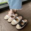 Slippers Female Summer Mary Jane Single Shoes Wear Fairy Style Flat Bottom Bag Head Half Lazy Thick Sole Muller Straw Fisherman Shoes