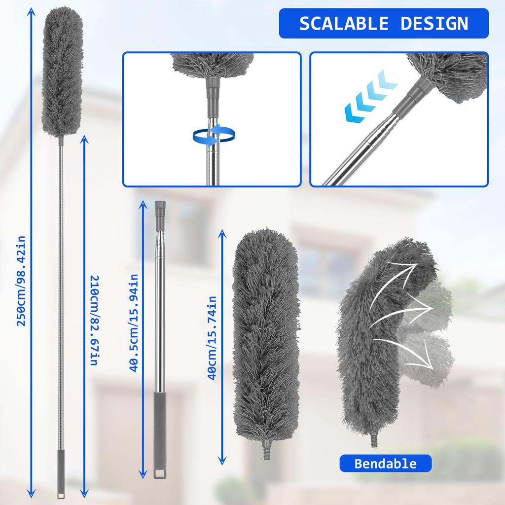 Gutter Cleaning Gutter Cleaning Roofing Guard Gutter High Place Easily Adjustable Telescopic Gutter Cleaning High Place Cleaning Easily Remove Leaves