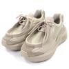 Pristine Sneakers Beige Leather Mens 6.5 2EG424 Used