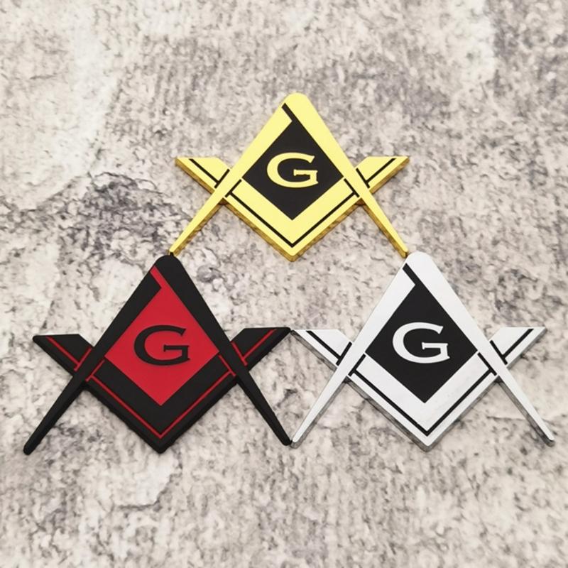 Masonic Fraternity Emblems Decal Badge Sticker Strong Adhesive Long Lasting Shine for Car Truck Motorcycle Accessories
