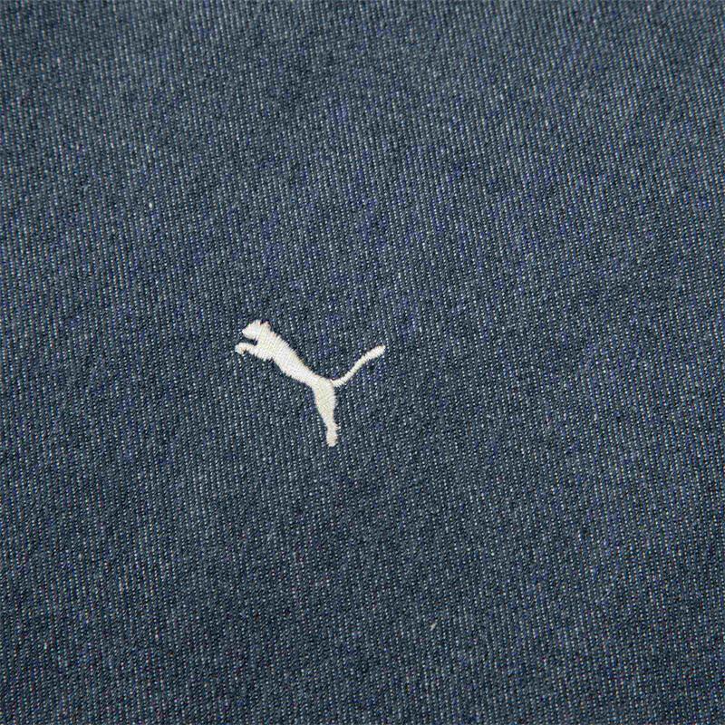 Puma Solid Color Loose Fit Full Zip Hooded Jacket Women jackets Navy-Blue 627729-59