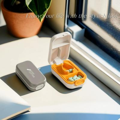Pjoviklis Tablečių Skirstytuvas Tablečių Pjoviklis Mažoms ar Didelėms Tabletėms Pjauna Vitaminus Tabletes Nešiojamas Gražus Tablečių Smulkintuvas Rankinei Kišenei