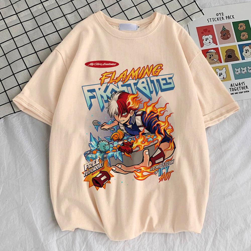 My Hero Academia shirt girl Psychedelic Graphic Punk 2000s t shirt Gothic kawaii Y2k harajuku 2000s 80s