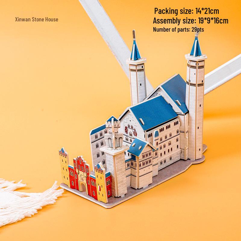 3D Handmade DIY Educational Jigsaw Puzzle for Early Childhood Development