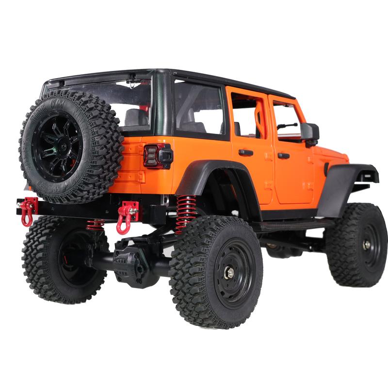 For MN 1/12 MN128 Wrangler Metal Front Rear Bumper Protective Bar Upgrade Front Bumper Guard Buckle