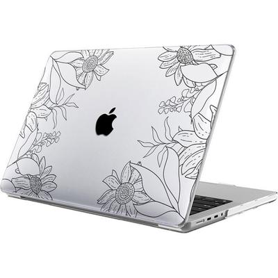 Protective Case for MacBook Pro 16" - BOOLING - Model M1/M2/M3/M4/M5 Pro - Ultra Slim - Flower Pattern - Durable