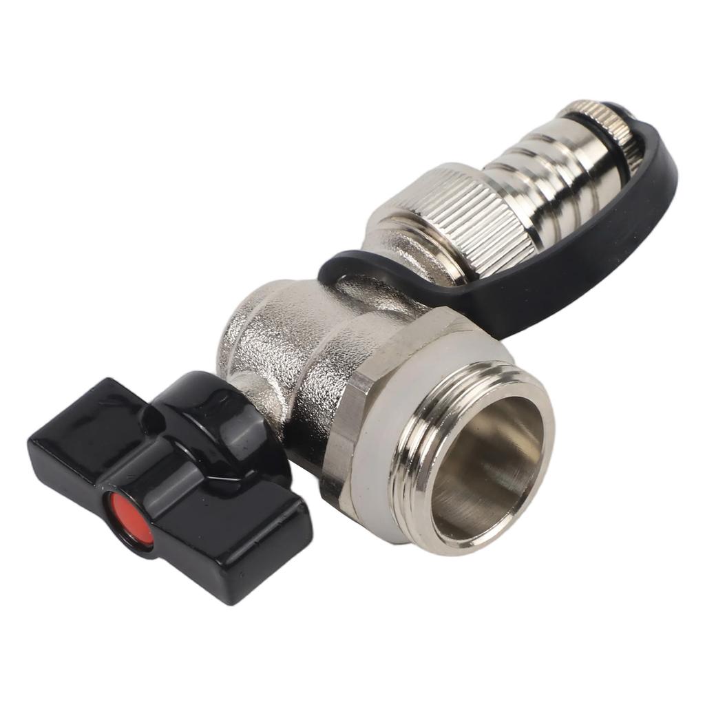 1Pcs Brass Underfloor Heating Distributor Valve Leak-proof Radiator Water Heater Valve Floor Heating Drain Valve Heating System