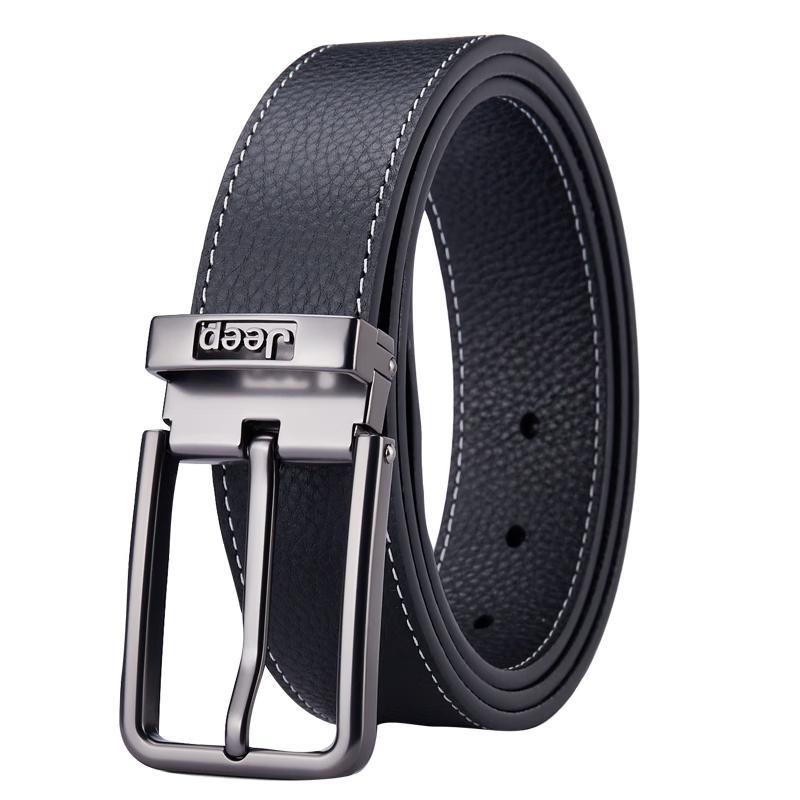 JEEP Men s Leather Pin Buckle Belt 110cm