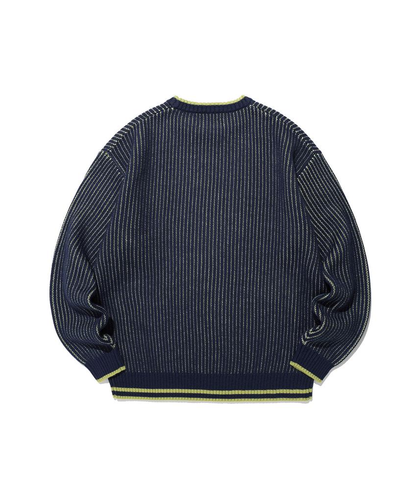 NICEGHOSTCLUB Big N Knit_Navy(Ng2Gfuk601A)